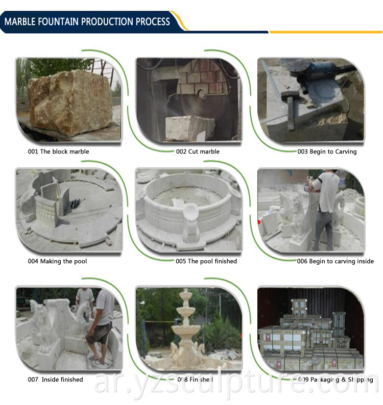 marble water fountain